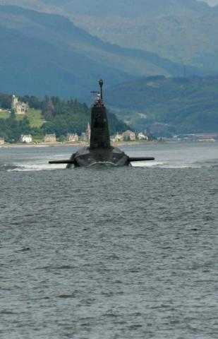 One of the Trident submarines (source: Wikimedia commons) 