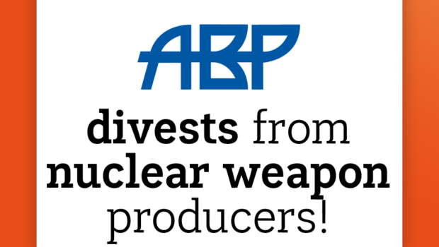 ABP has divested from nuclear weapons