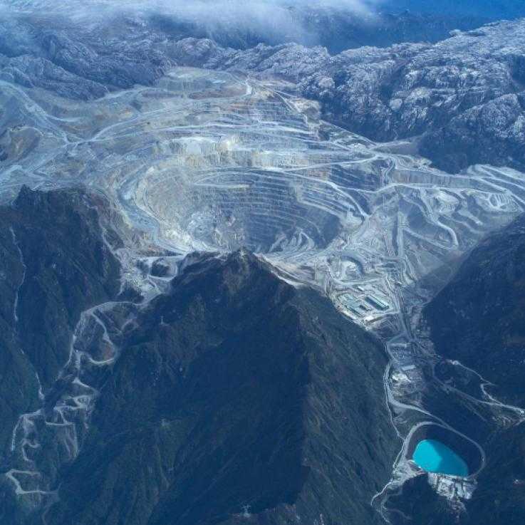 Freeport mine in West Papua