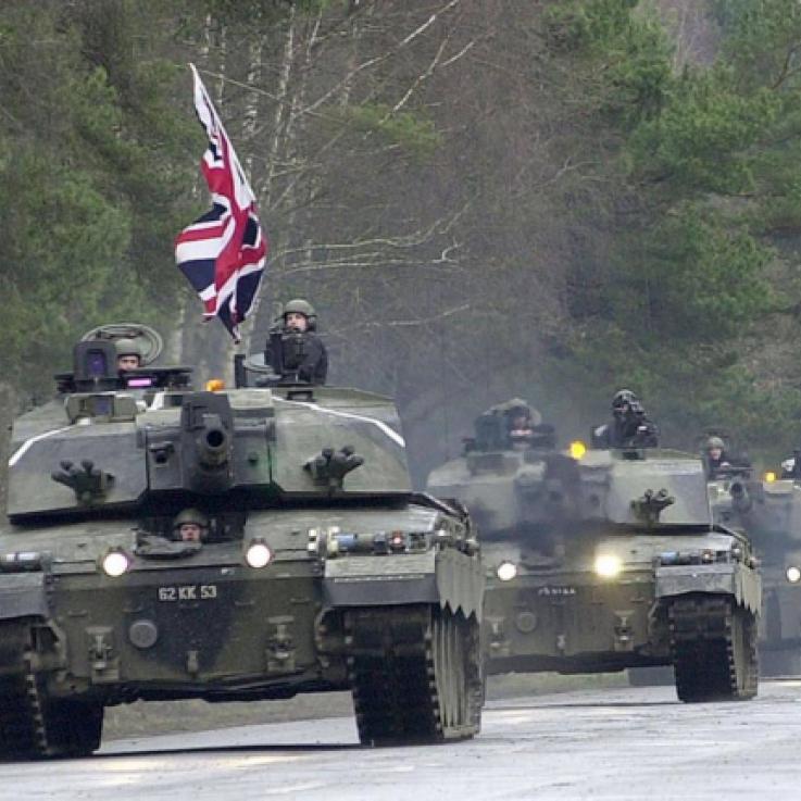 British tanks on the way