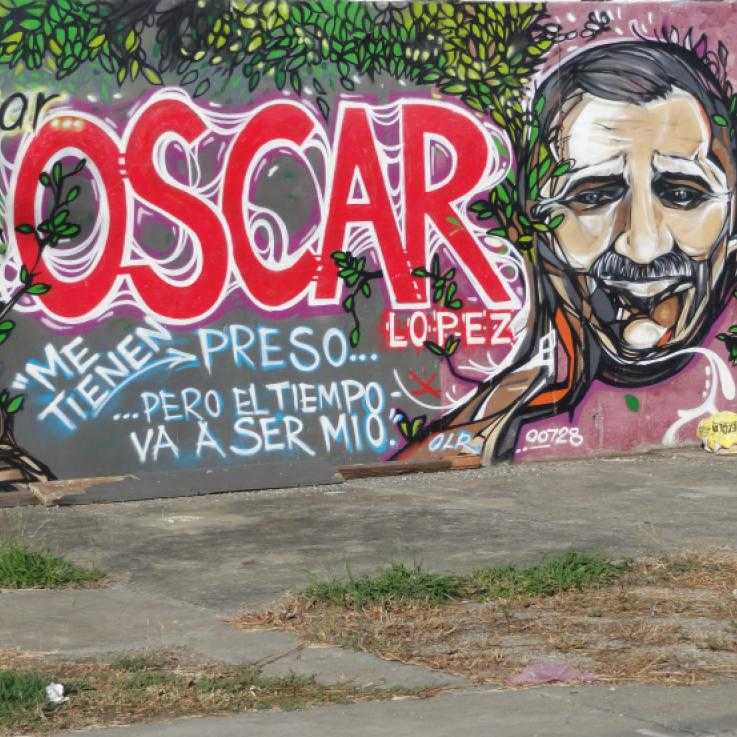 Mural for Oscar Lopez